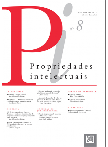 PROPRIEDADES INTELECTUAIS N. 8 (NOV. 2017)