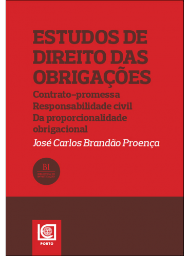 ESTUDOS DE DIREITO DAS OBRIGAÇÕES