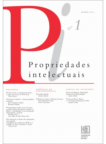 PROPRIEDADES INTELECTUAIS N. 1 (JUN. 2014)
