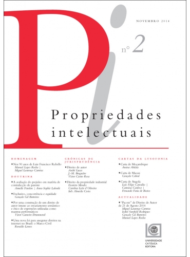 PROPRIEDADES INTELECTUAIS N. 2 (NOV. 2014)